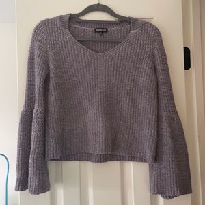 Knyt & lynk purple sweater. Size S.